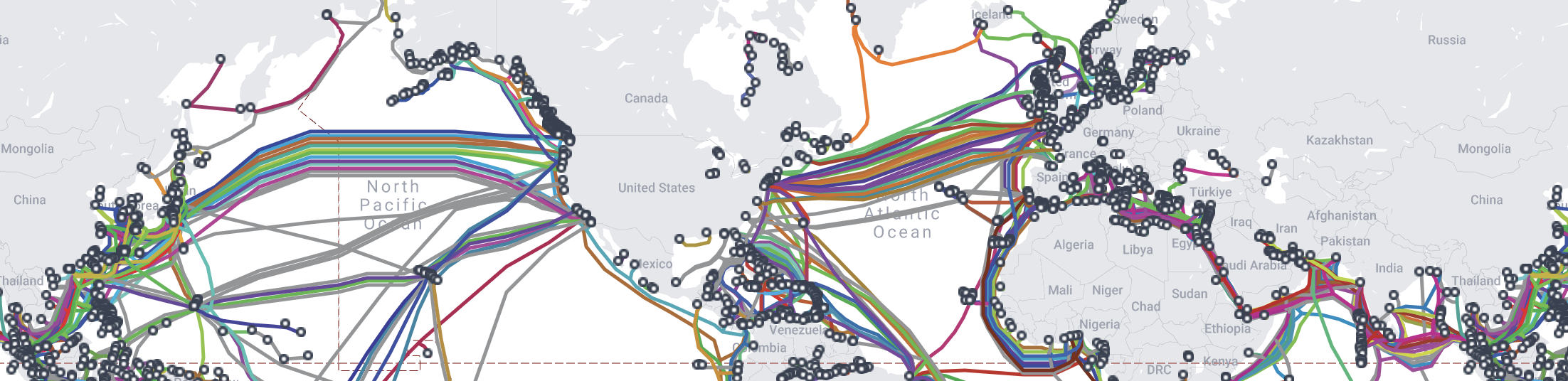 Internet Backbone Map