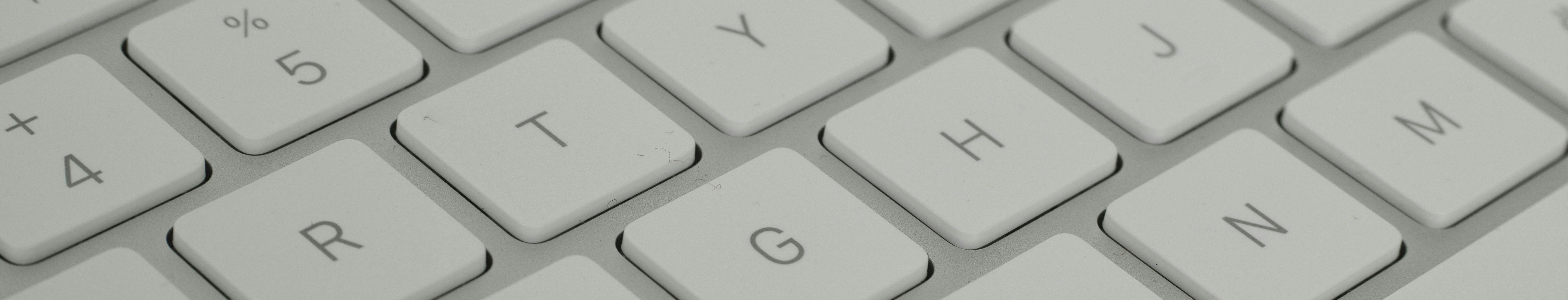 Closeup photo of a keyboard